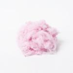Light Pink Chopped Compressed Virgin Polyester Staple Fiber Non Woven 3Dtex 76mm