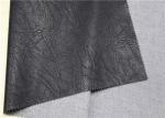 Handfeeling Soft Embossed PU Leather 0.65mm Thickness Abrasion Resistant