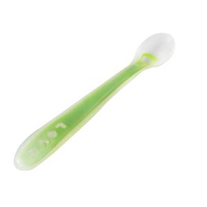 Wholesale Green BPA Free Silicone Baby Spoon Kit Custom Pattern Printing from china suppliers