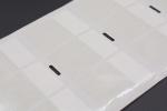25x36-12.7mm 1mil White Gloss Transparent Water Resistant Polyester Cable Label