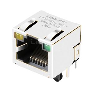 Wholesale LPJE101AGNL-1 RJ45 Jack Without Magnetics Single Port Tab Up Yellow/Green LED from china suppliers