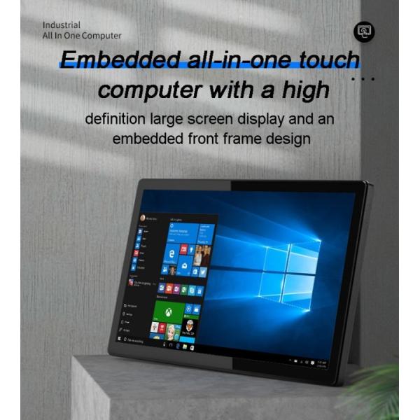 Embedded Fanless Industrial Touch Panel Pc 12.1 Inch Waterproof IP65 Fully Enclosed Aluminum Capacitive