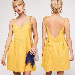Wholesale Clothing Women Wholesale Manufacturer Mini Smocked Dress from china suppliers