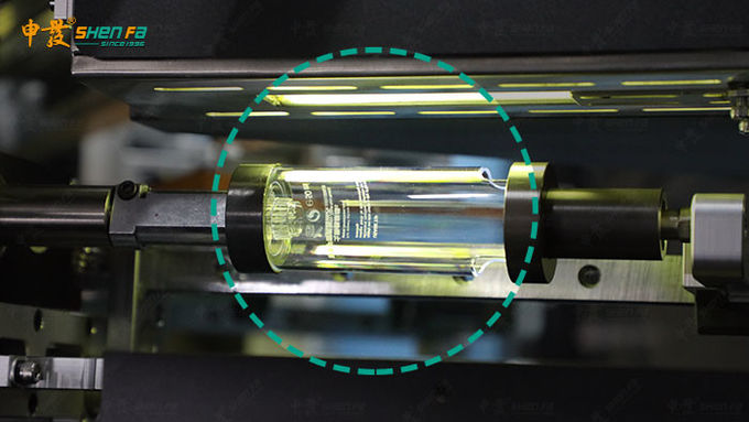 Full Servo 3-color Silk Screen Printing Machine With Vision Camera Orientation For Transparent round Bottle SF-MP310