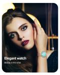 DT66 Smart Watch Women 1.09-Inch Full Heart Rate ECG Smartwatch 2020 Fitness