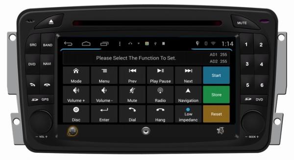 Ouchuangbo android 4.4 car stereo dvd gps navigaton Mercedes W203 support BT Aux