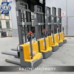 Compact 1070mm 1600KG Pedestrian Pallet Lift Stacker