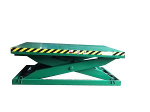 Wholesale Green Color,1600mm Height Scissor Lift Dock Leveler 2500mm*3000mm Table Size from china suppliers