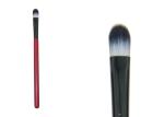 Nylon Hair Synthetic Concealer Brush , Red Professional Makeup Brush Kits
