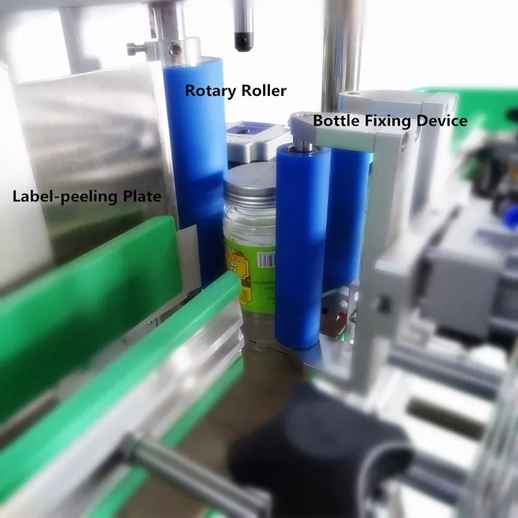 Wood Packaging Material Compatible with Various Round Bottle Products Labeling Machine
