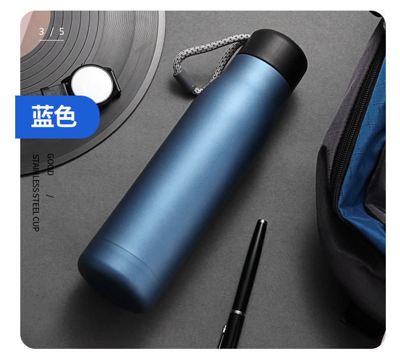 350ml Stainless Steel Metal Reusable Water Bottle With Portable Lid Hydro Insulated Thermal Flask For Hot Or Cold Drinks Direct Drinking Midnight