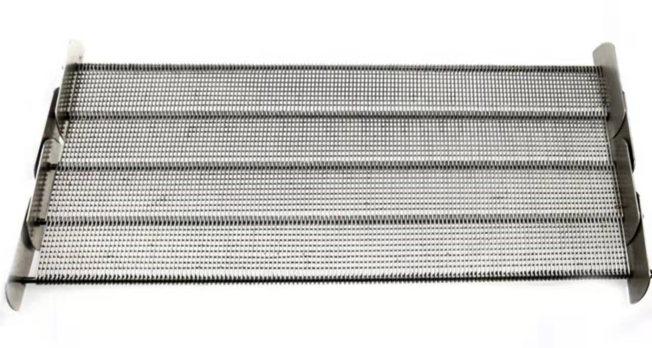 0.5mm-4mm Balanced Spiral SS Wire Mesh Belt Conveyor For Bakery Tunnel Oven
