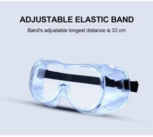 Wholesale PVC Chemical Safety Glasses Hospital Lab Testing Goggles 180 Degree Vision from china suppliers