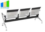 Stainless Steel Public 3 Seater Airport Bank Waitings Chair For Hospital