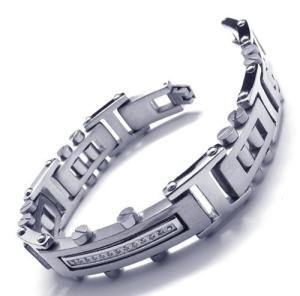 Wholesale High Quality Tagor Stainless Steel Jewelry Fashion Men's Casting Bracelet PXB038 from china suppliers