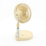 Customized USB Telescopic Fan Portable Mute Timing LED Light Desktop Rechargeabl
