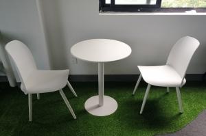 Wholesale Elegant Steel Plastic Leisure Garden Folding Table And Chairs 3 Pieces from china suppliers