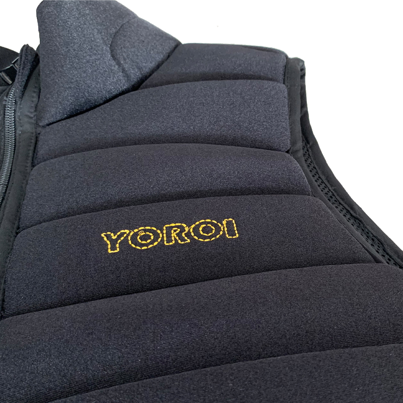 EVA and polyester material certified equestrian body vest for horse-riders protection