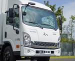 Large Cargo Box 18m3 Electric Cargo Trucks EV Closed Container Light Truck