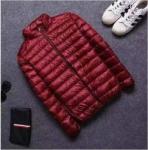 Blank Hooded Warm Down Jacket Casual Lightweight Winter Men Jackets