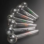 Great Pyrex Glass Water Pipe , Hand Blown Clear Glass Oil Burner Bong