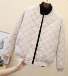 Single Breasted Women's Down Parka Jacket , Autumn Womens Winter Bomber Coats