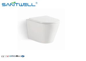 Wholesale Euro wall mounted ceramic eastern style toilet washroom Two Piece Structure from china suppliers