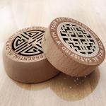 Beech Perfume Bottle Cap Aromatherapy Perfume Glass Bottle Cap Solid Wood Wood