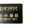 Steel Brass Matt Black Metal Business Cards With Laser Engrave Logo Name