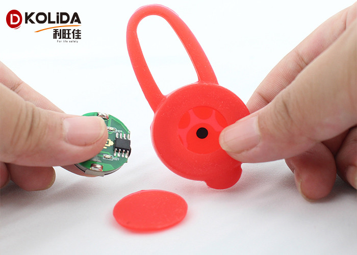 Dog LED Light Blinker Circular Light Attachable Silicon Safety Pendant Collars