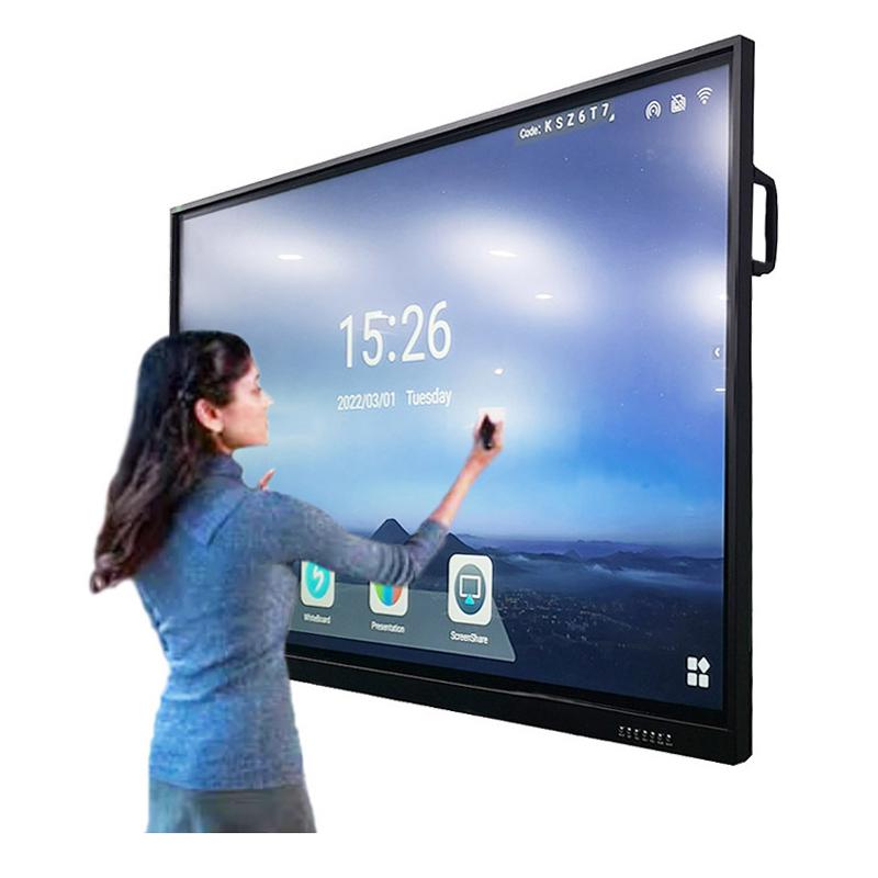 75 Inch Interactive 20-Point Infrared Touch Whiteboard For School Classroom Teaching 01