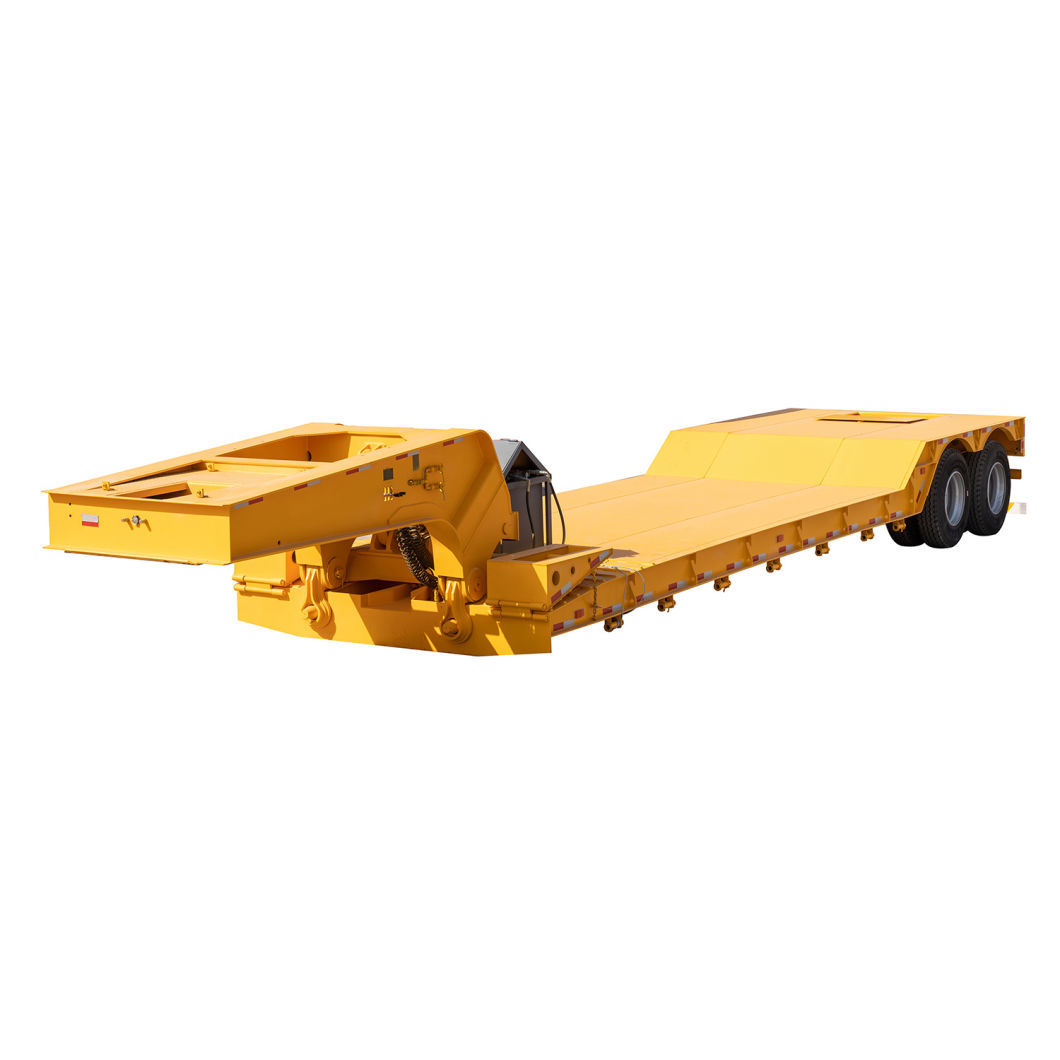 Versatile Two-Axle Lowbed Trailer for Medium-Duty Loads