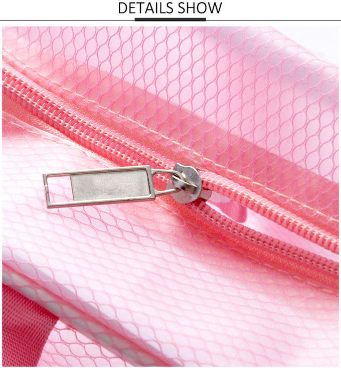 Pure Color Travel L34*H20 Cm Portable Cosmetic Vanity Bag