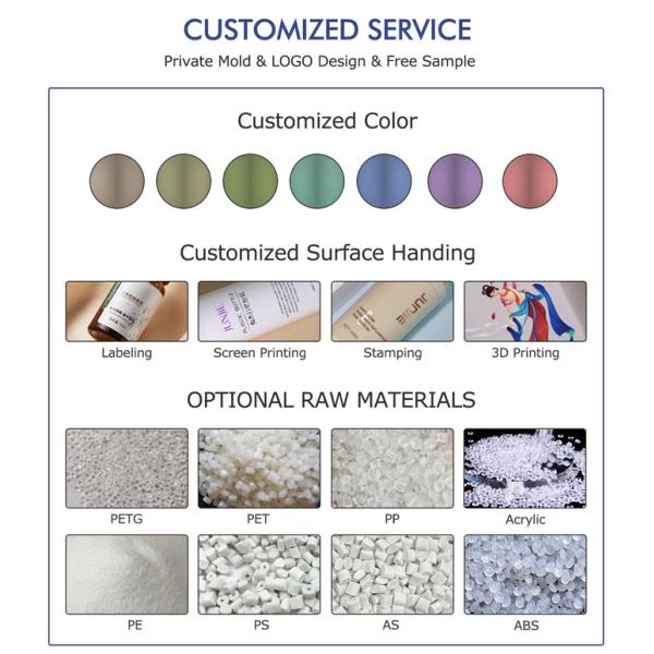 250ml 300ml Plastic Cosmetic Bottles Shampoo Conditioner Oil Bottles Logo Printing