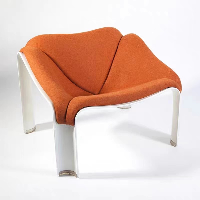Nordic Hotel Lobby Furniture Fiberglass Shaped Space Backrest Leisure Chair