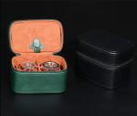 TWO WATCH COLLECTION JEWELRY BOX CROSS-BORDER STRAP STORAGE COWHIDE WATCH BOX