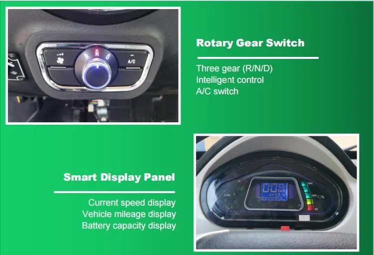 1. Hot Sell China Manufacture Electric Adult Raysince Rhd Mini Electric Car