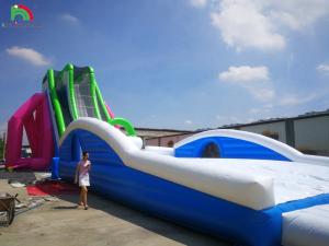 Wholesale Commercial Grade Water Slide Adult Large Long Inflatable Water Slide For Amusement Park from china suppliers