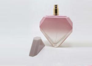 Wholesale Pink Square Glass Perfume Bottles 100ml With Full Around Printing Surface from china suppliers
