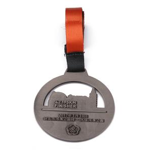 Wholesale Custom Logo Marathon Running Medal Colorful Ribbon Zinc Alloy from china suppliers