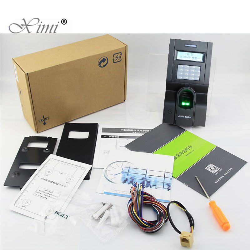 F8 TCP / IP Biometric Attendance System With Door Access Control Easy Installation