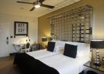 Timor-Leste Light luxury hotel furniture of Stainless steel headboard bed with