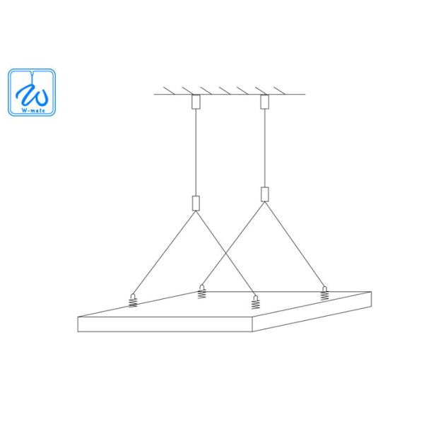 Stainless Steel Spiral Anchors for Ceiling Acoustic Panel Hanging