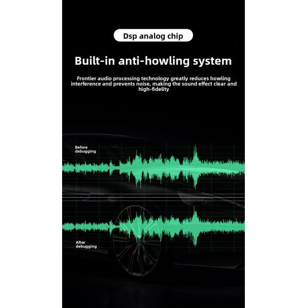 Hot-Selling 9-Band Car Audio EQ Tuning Crossover Amplifier Factory Source Cross-Border Best-Selling Audio Processor