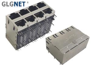 Wholesale Copper Alloy Shield 10GBase-T Stacked RJ45 Connectors from china suppliers