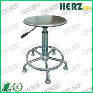 Wholesale Round Shape Stainless Steel Lab Stool Diameter 320mm Chrome Plated Feet Material from china suppliers