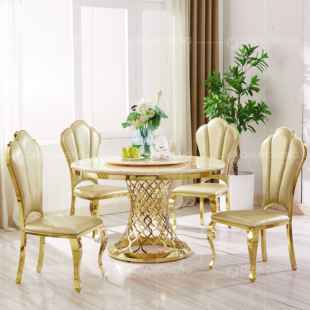51x30inch Minimalist Round Dining Table 6 Seater Dining Table And Chairs