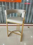 Strong Bearing Capacity 51cm 78cm Wrought Iron Bar Chair