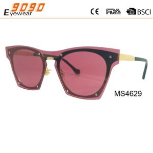 Wholesale Sunglasses with metal frame, new fashionable designer style, UV 400 Protection Lens from china suppliers