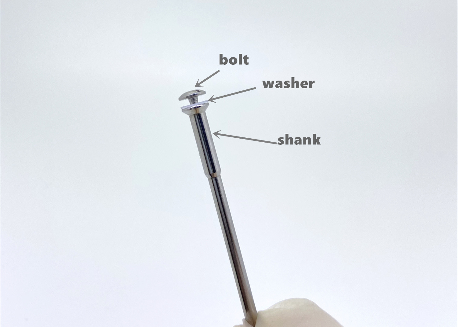 Reinforced Ring Stainless Steel Mandrels HP Shank 5.0mm For Micromotor